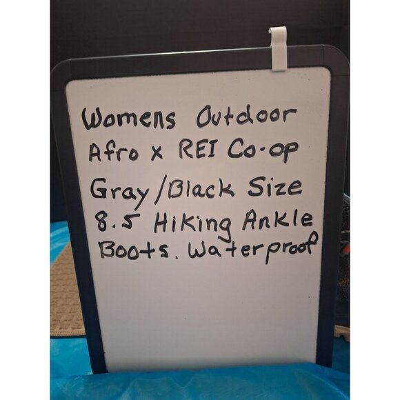 Outdoor Afro X REI Co-Op Womens Hiking Boots Size 8.5 Black/Gray - Picture 8 of 8